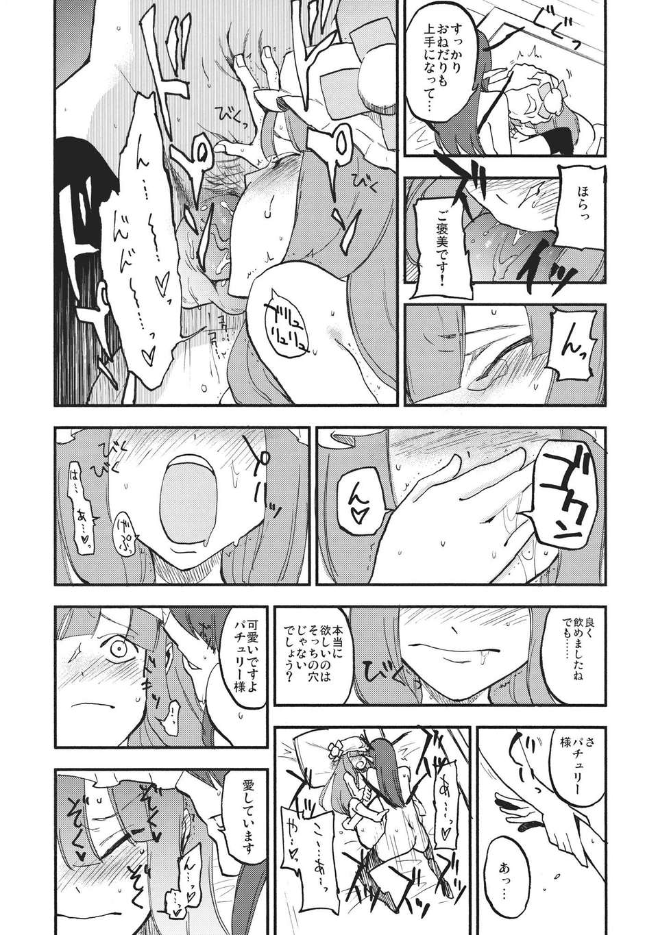 (C80) (同人誌) [白ネギ屋] ワイセツ図書館 (東方) End