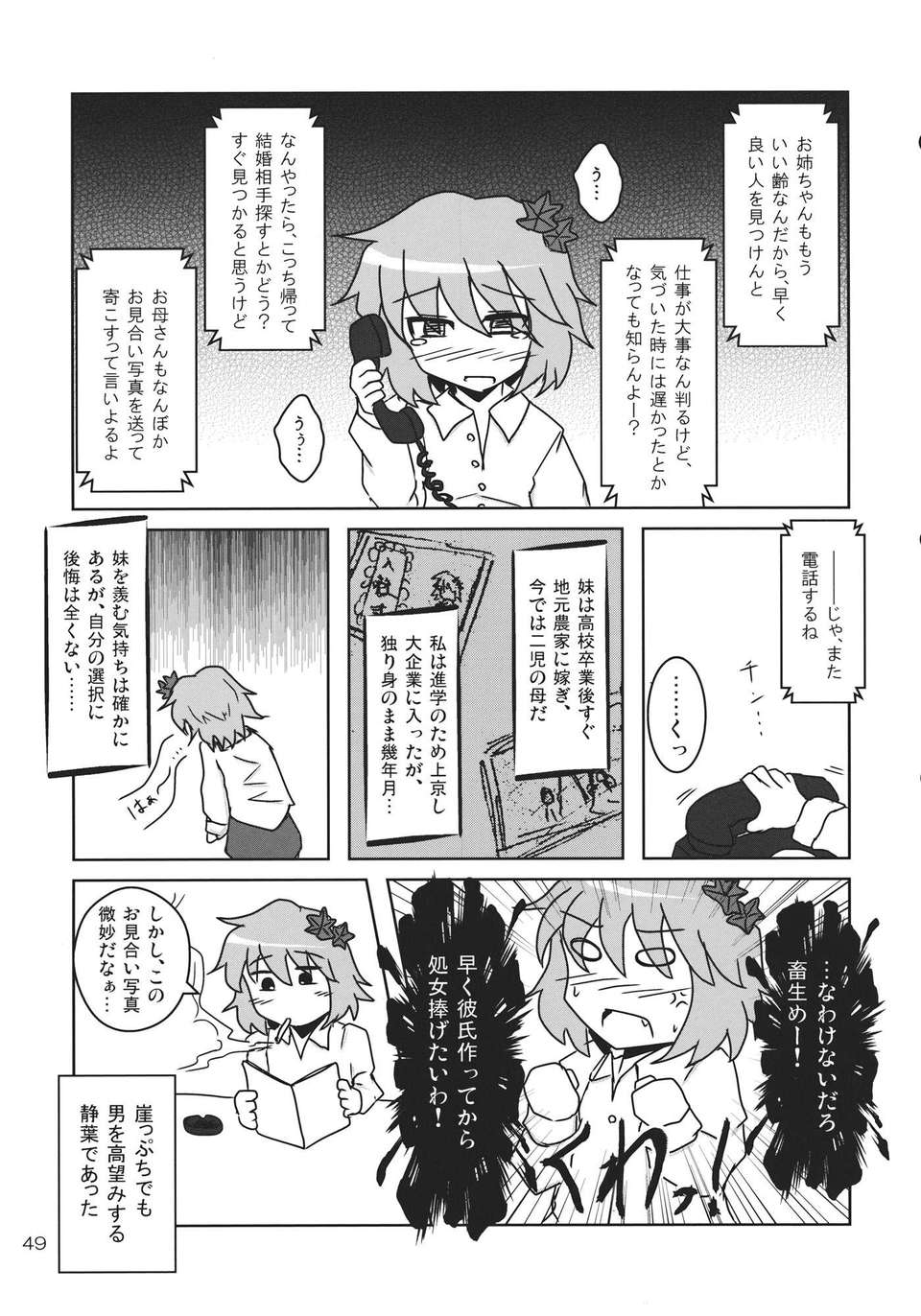 (C82) (同人誌) [わすれな部屋] 31歳処女廚のすくつ１ 1／2 (東方) (非エロ) 51/62 