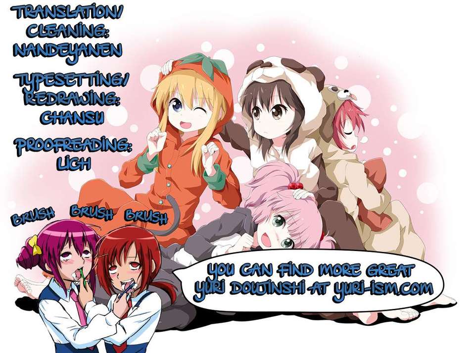 (C82) (同人誌) [Purimomo (Goyac)] Tooth Brushing Time (YuruYuri) [English] [Yuri-ism] End