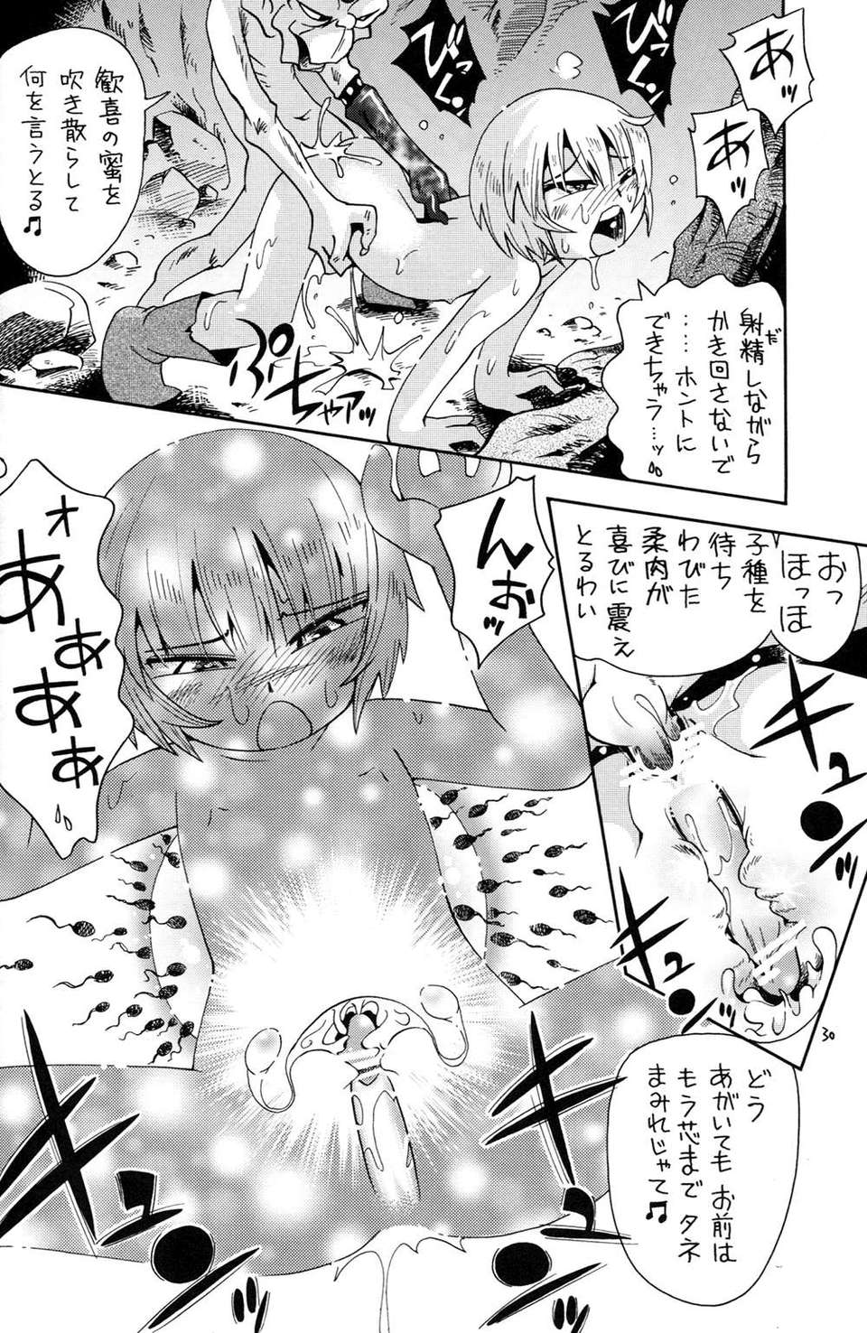 (C82) (同人誌) [ぷち屋 (ほしのふうた)] とらわれ姫4 完結編 30/34 