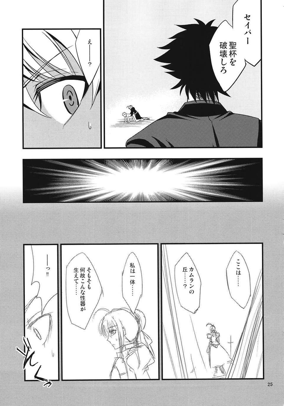 (C82) (同人誌) [SKUG  (BUSHI)] セイバーにち●こが生える本 (Fate zero) 23/28 