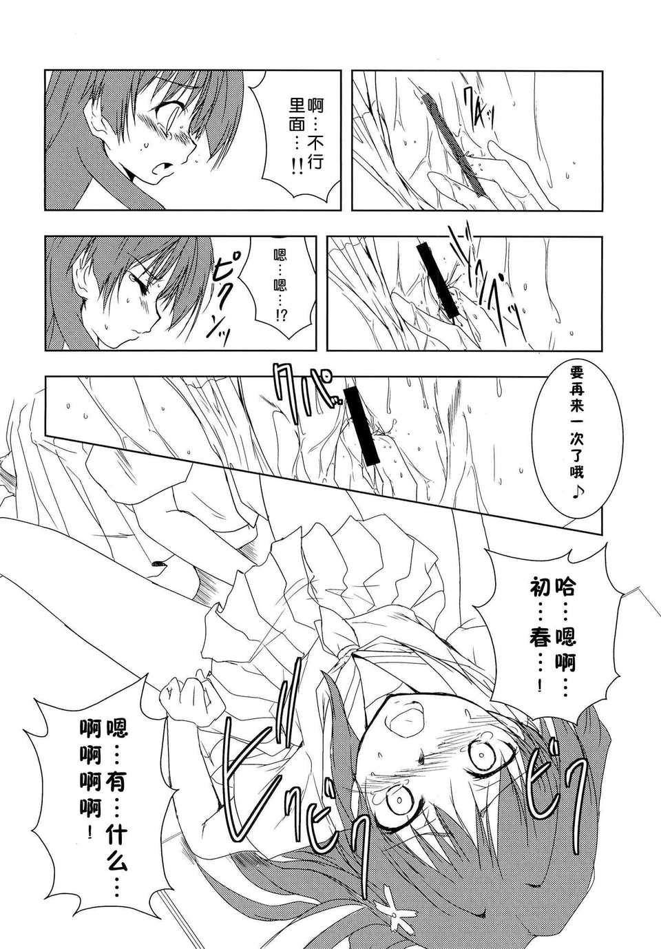 [臉腫漢化組] (C77) [ストラトスフィア (ウルツサハリ)] とある二人の春×佐天 (とある科學の超電磁砲) 25/36 