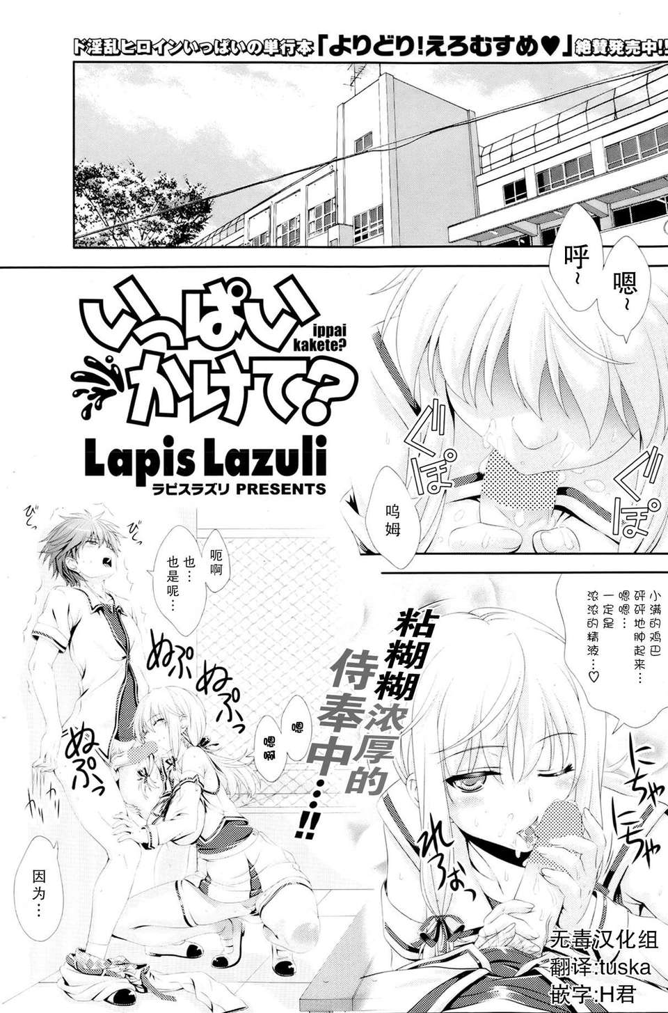 [無毒漢化組][lapis lazuli]いっぱいかけて[Potpourri Club 2013.08 ] 1/17 