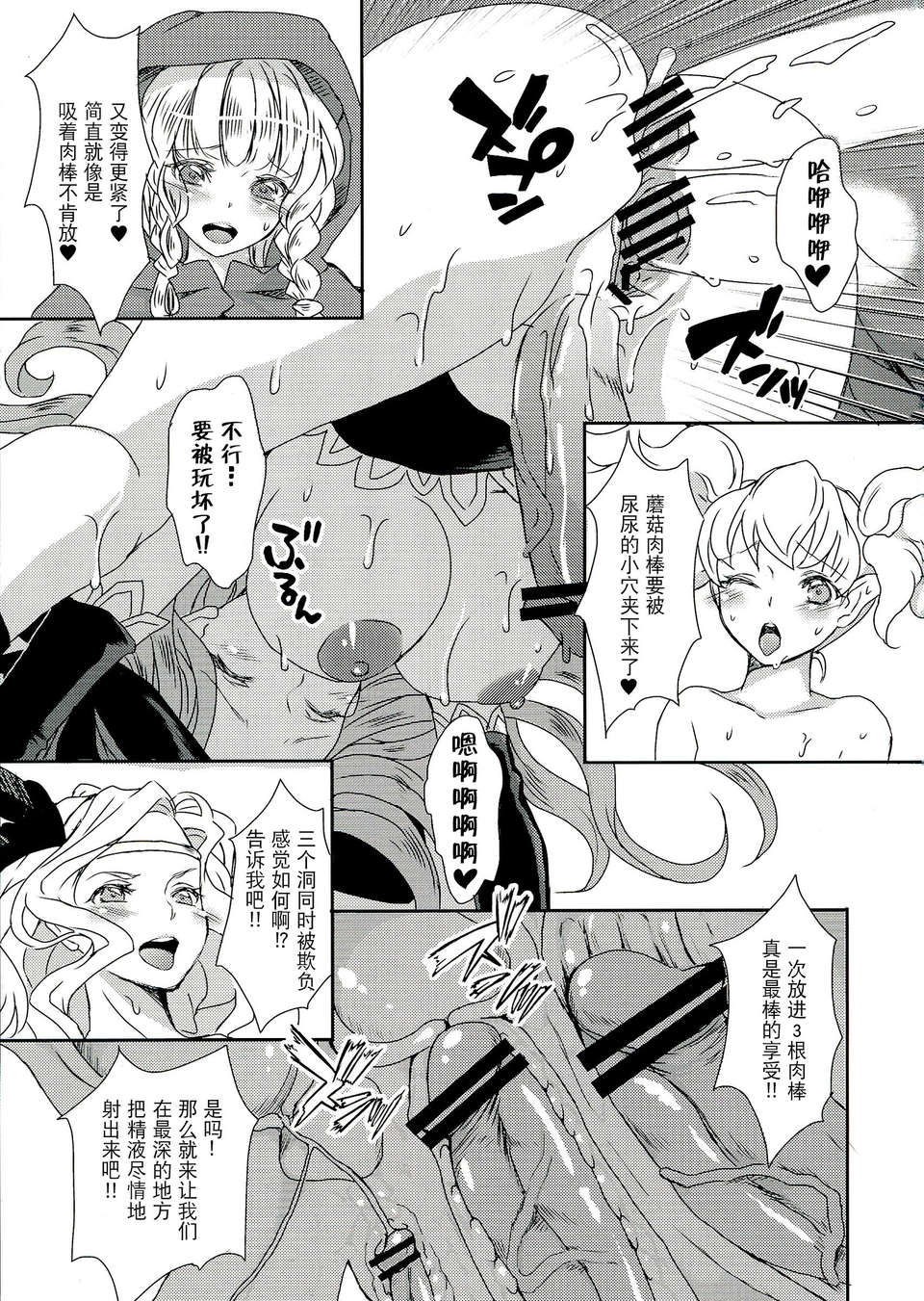(ふたけっと9.5) [ふるるきゅぷり (北原エイジ)] 股間にキノコ! (ドラゴンズクラウン)[無毒漢化組] 18/22 