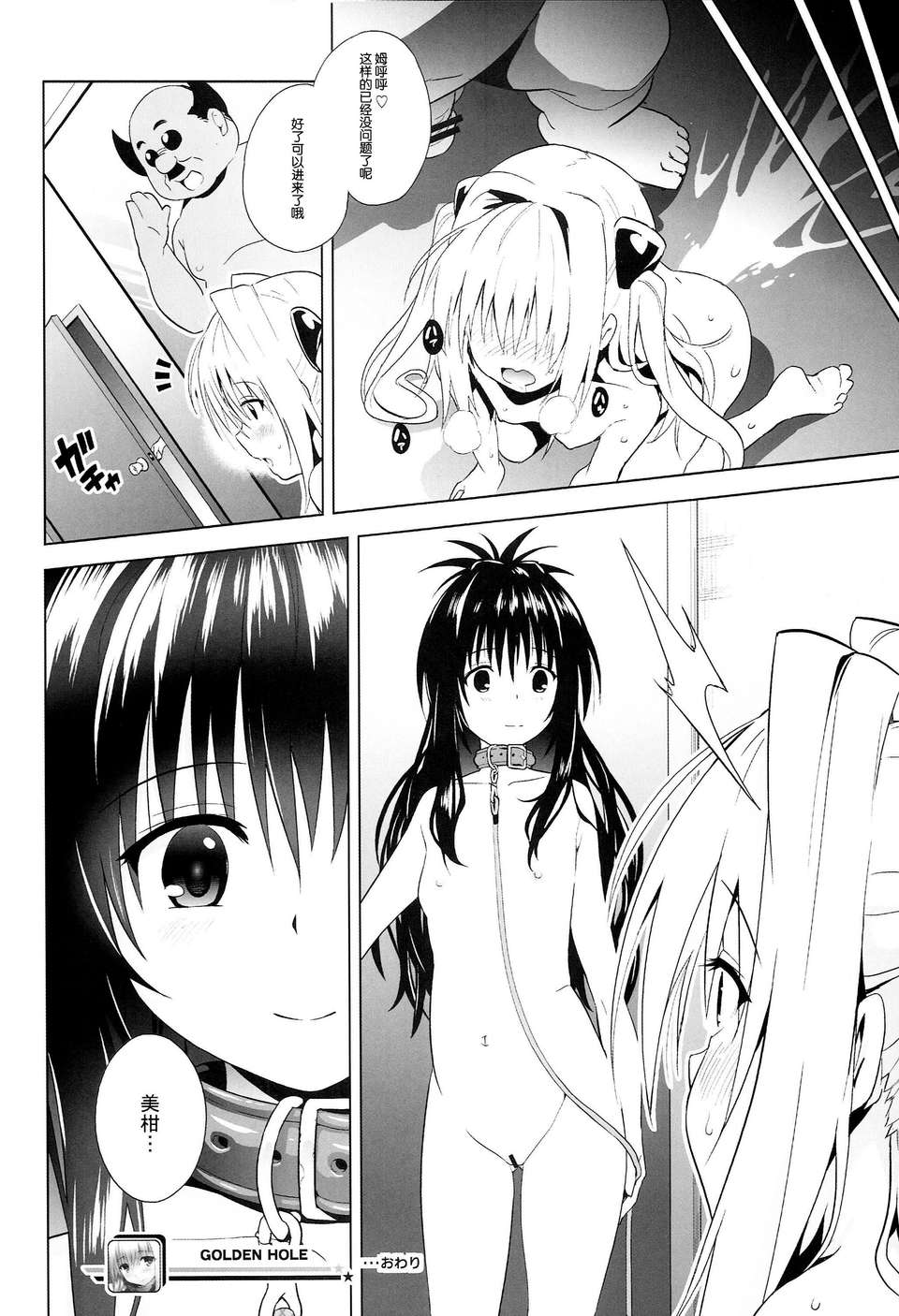 [臉腫漢化組](C85) [sin-maniax (轟真)] GOLDEN HOLE (ToLOVEる) 26/30 