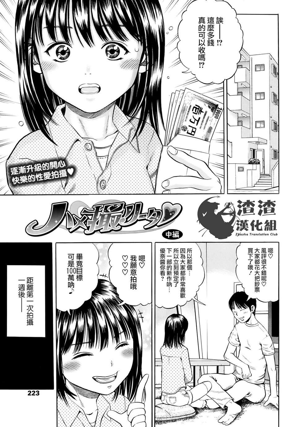 [渣渣漢化組][ザキザラキ] ハメ撮リータ 中編 (COMIC 天魔 2014年02月號) 1/18 