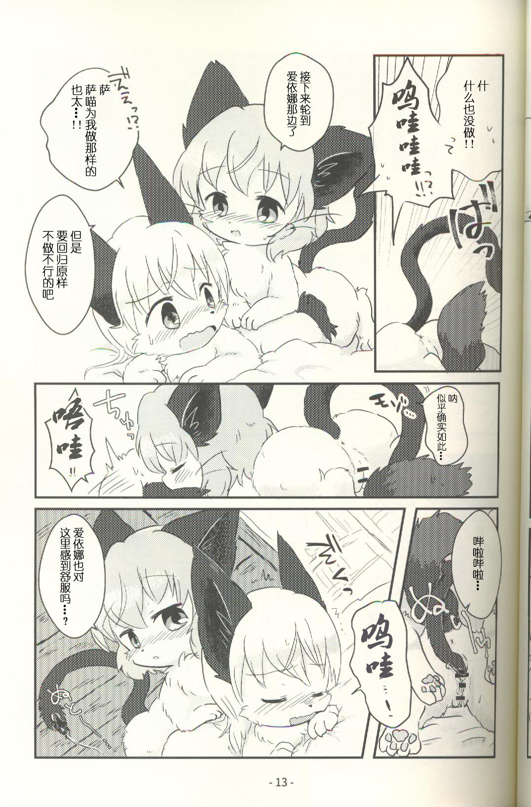(新春けもケット3) [いえで·えでん (いえで)] もふもふするの... (ストライクウィッチーズ) [中國翻訳] 13/23 
