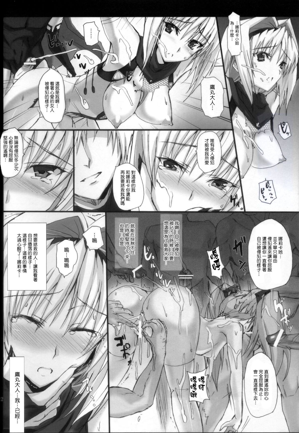 [清純突破漢化] (COMIC1☆6)[ヴェロニカの歯 (の歯)] 闇を纒いしほむらは己が身を忘卻の獄炎へ (超昂閃忍ハルカ) 20/25 