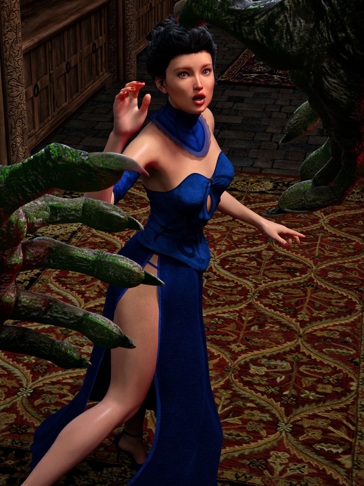 [Hibbli3D] Sorceress Lori - Beyond Death + Sold To Demons 128/228 