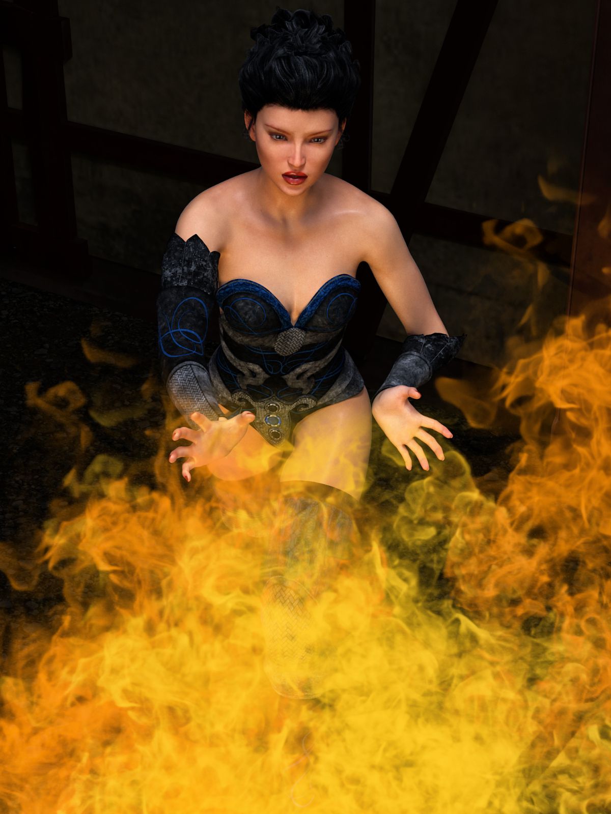[Hibbli3D] Thief Ezri - Don't Get Caught Again + Knight Elayne - Game of Mischief 79/125 