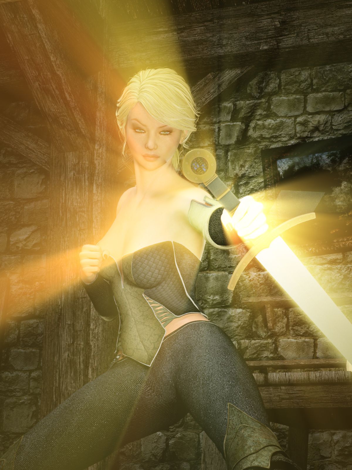 [Hibbli3D] Knight Elayne - The Old Chapel + Treacherous Illusions 184/237 