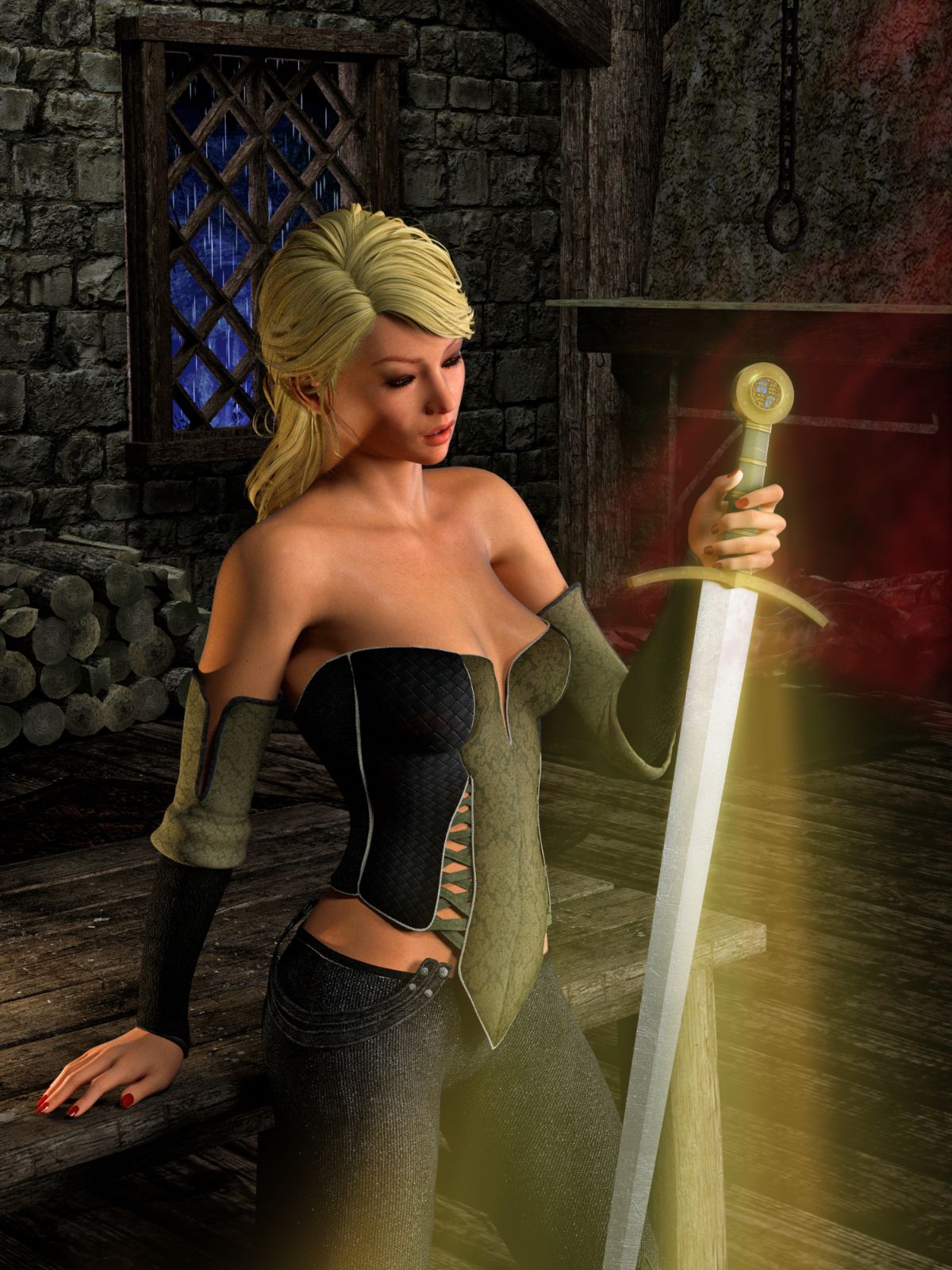 [Hibbli3D] Knight Elayne - The Old Chapel + Treacherous Illusions 185/237 