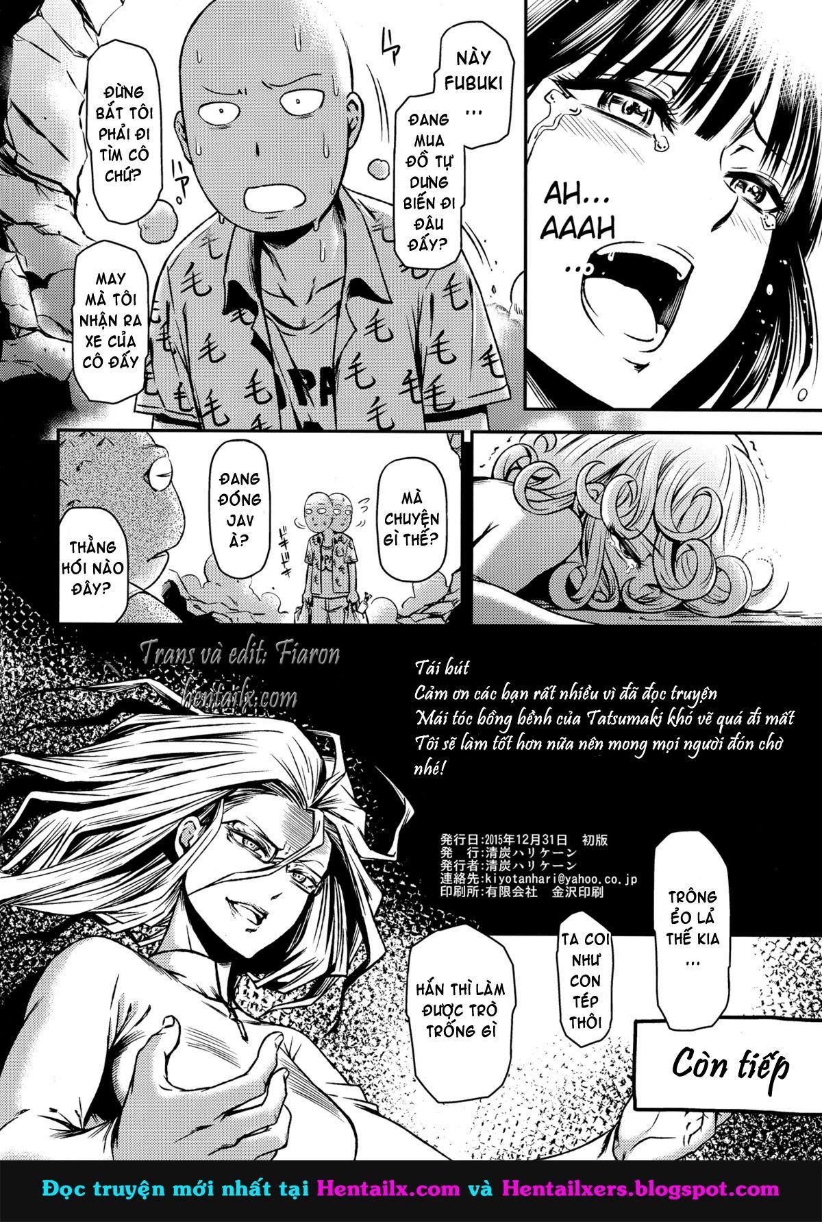 (C89) [清炭ハリケーン (清炭ハリケーン)] ONE-HURRICANE 屈辱のタツマキ (ワンパンマン) [ベトナム翻訳] 26/27 
