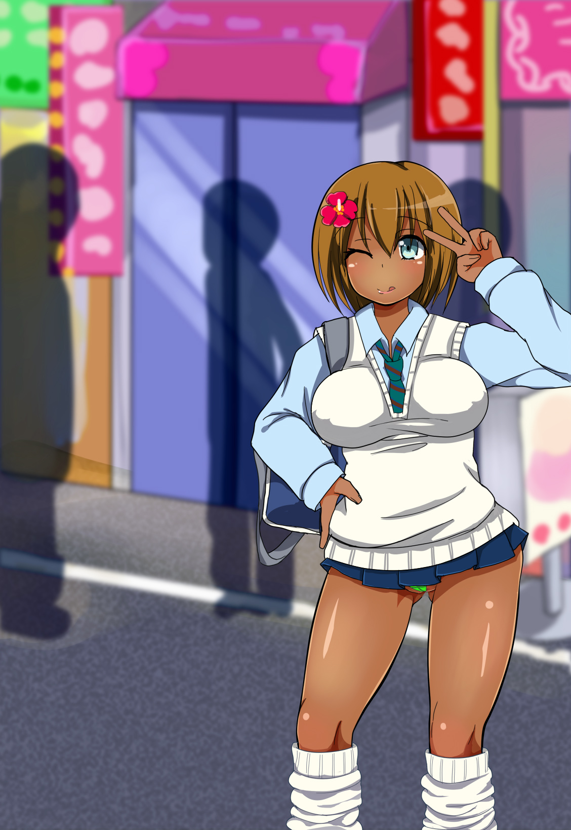 [あんねーすーぷれっくす][黒ギャルJ○中出し発情日誌] 173/374 