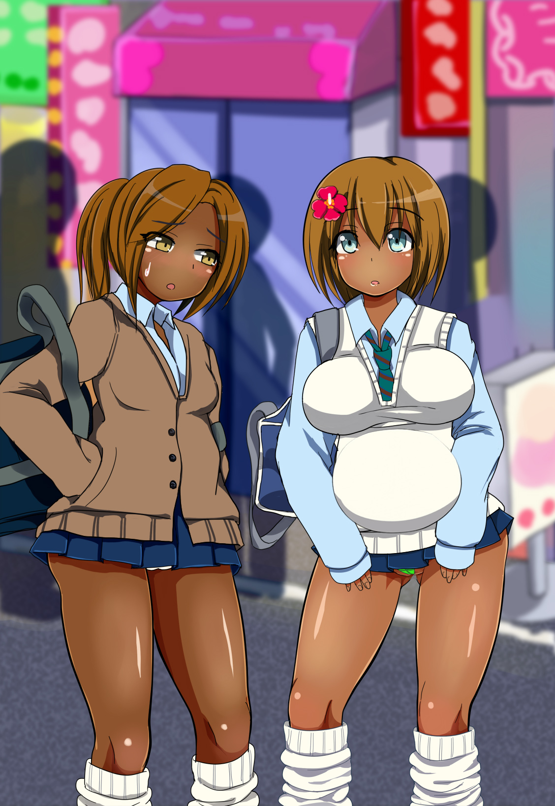 [あんねーすーぷれっくす][黒ギャルJ○中出し発情日誌] 176/374 