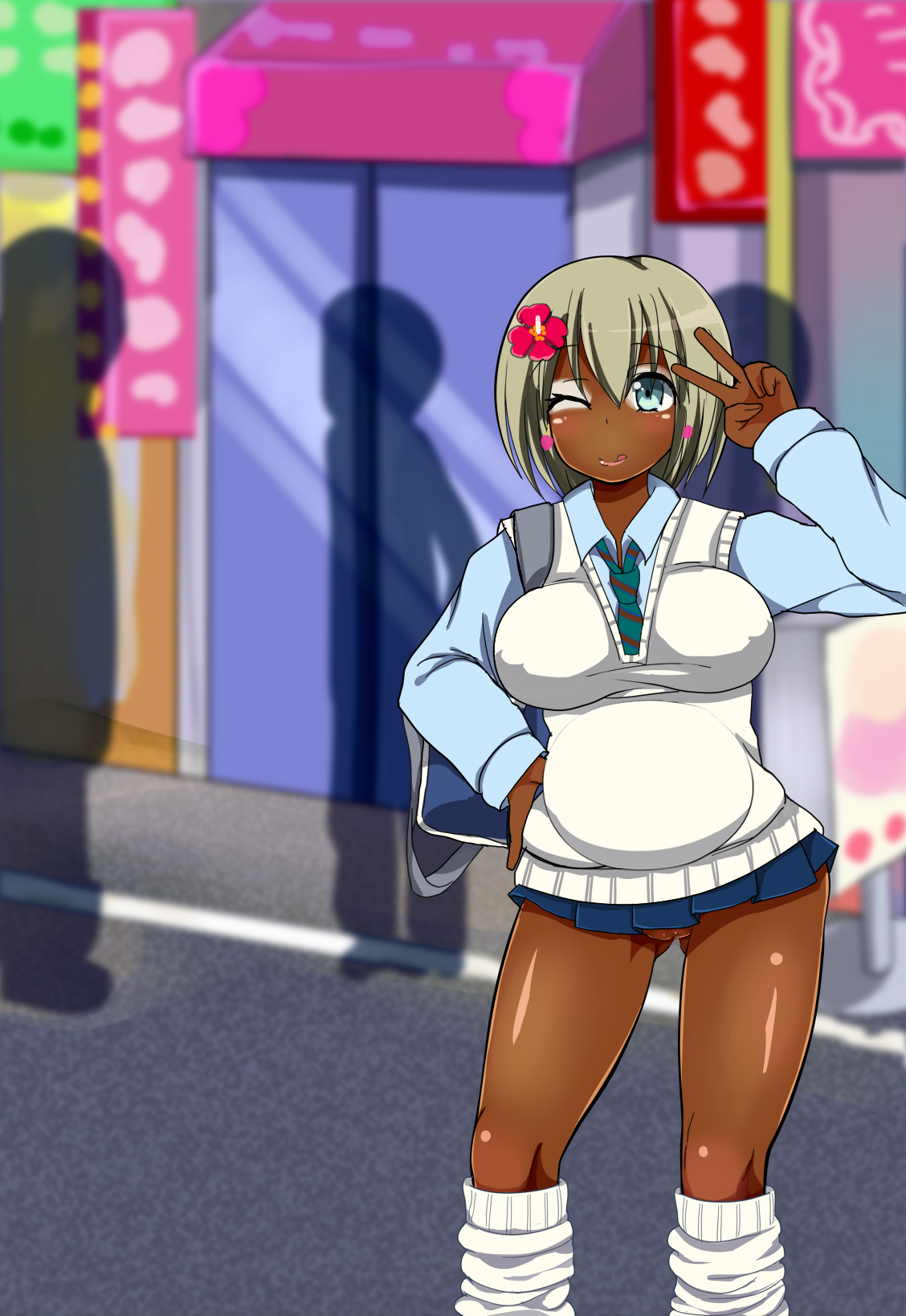 [あんねーすーぷれっくす][黒ギャルJ○中出し発情日誌] 178/374 