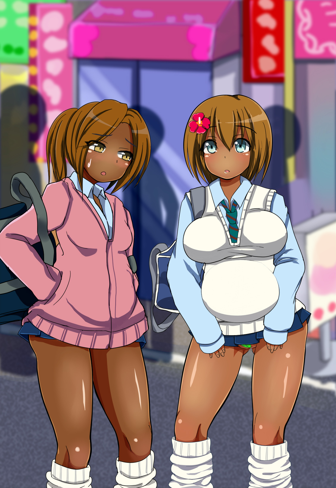 [あんねーすーぷれっくす][黒ギャルJ○中出し発情日誌] 179/374 