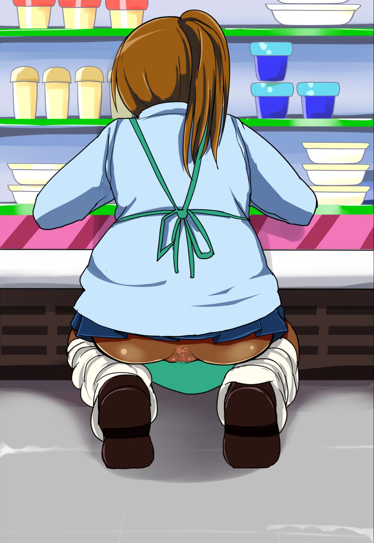 [あんねーすーぷれっくす][黒ギャルJ○中出し発情日誌] 255/374 