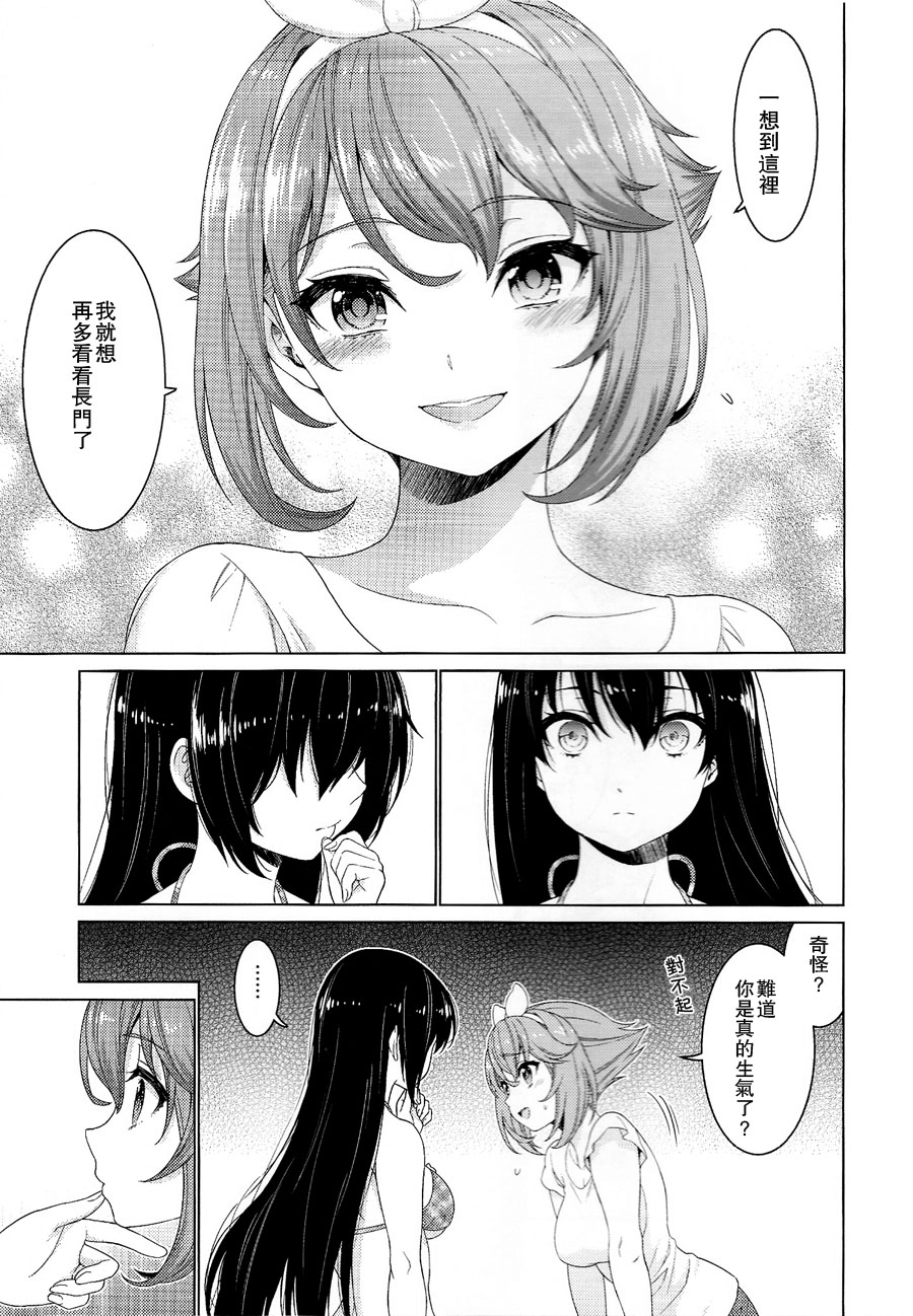 [百合鎮守府藥廠漢化] (C88) [DKsha (加瀬大輝)] 陸奧と長門のバケーションラブ♡ (艦隊これくしょん -艦これ-) 12/23 