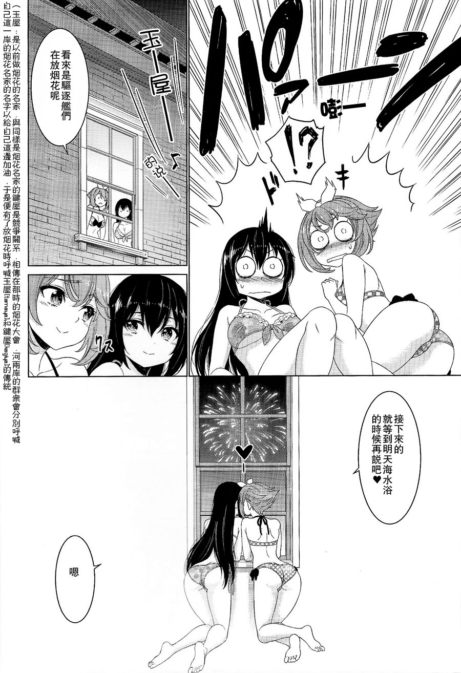 [百合鎮守府藥廠漢化] (C88) [DKsha (加瀬大輝)] 陸奧と長門のバケーションラブ♡ (艦隊これくしょん -艦これ-) 19/23 