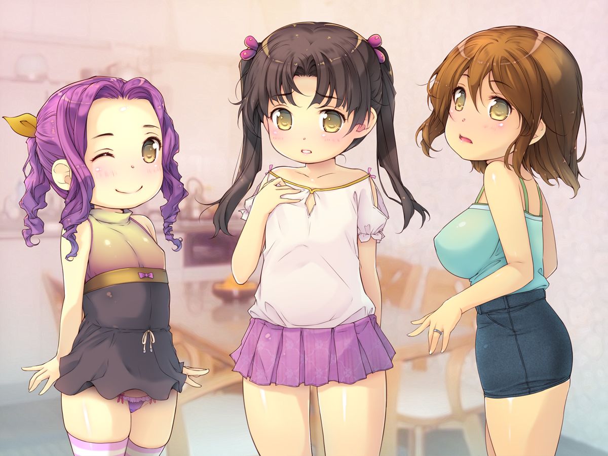 (同人CG集) [黒毛と桃汁 (橫十輔)] ロリっ婚一夫多妻製のおしかけ3姉妹 277/534 