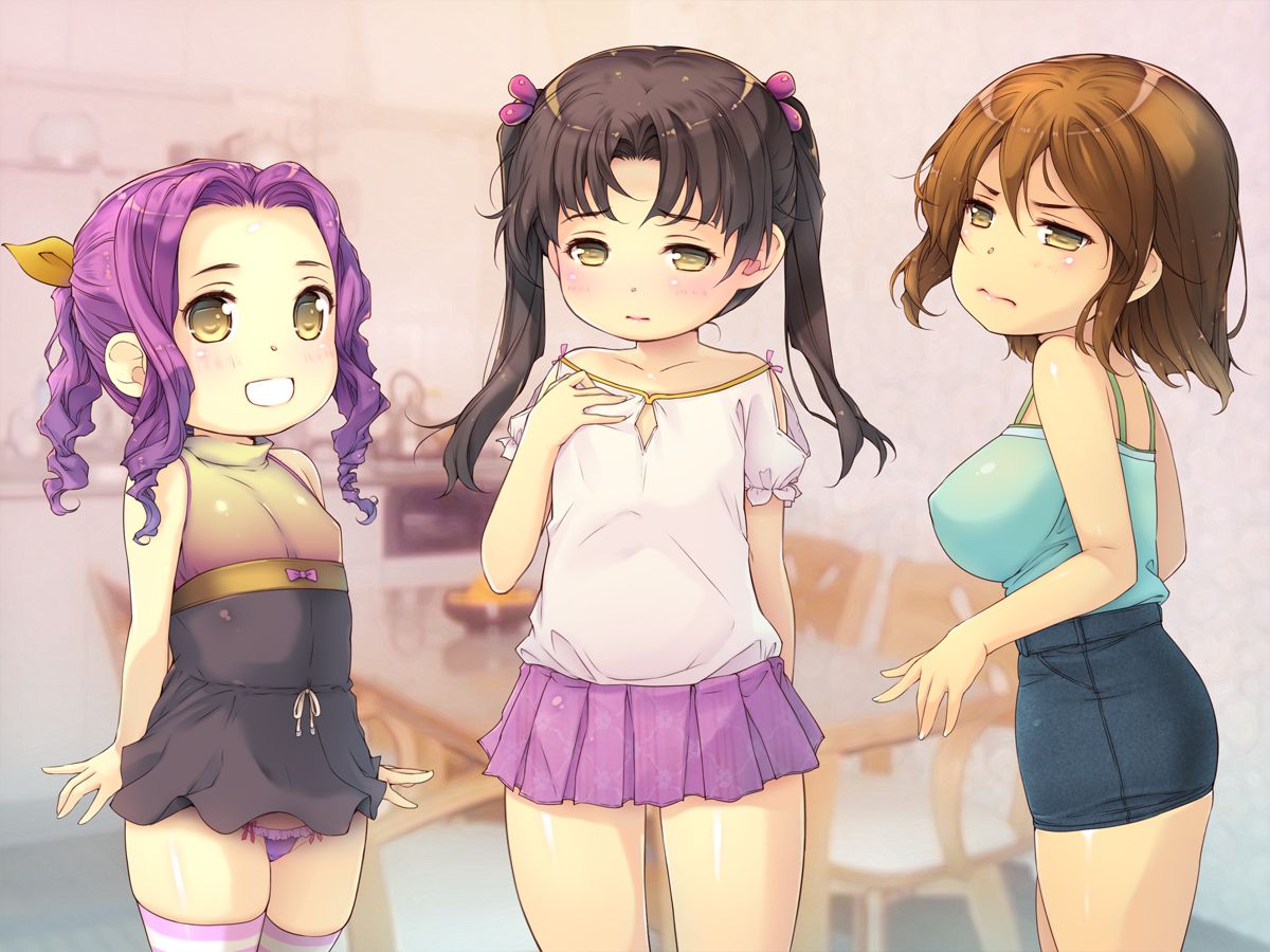 (同人CG集) [黒毛と桃汁 (橫十輔)] ロリっ婚一夫多妻製のおしかけ3姉妹 331/534 