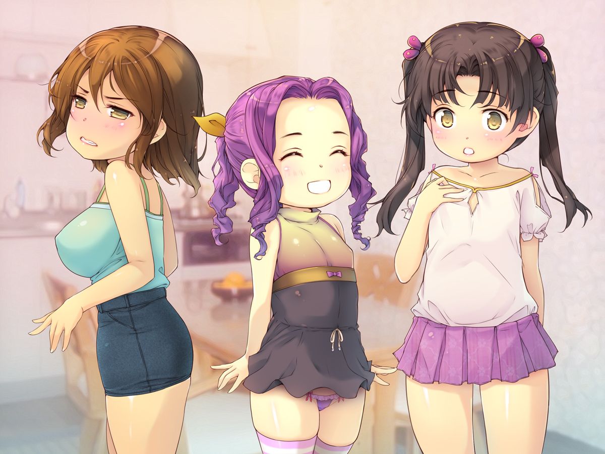 (同人CG集) [黒毛と桃汁 (橫十輔)] ロリっ婚一夫多妻製のおしかけ3姉妹 340/534 