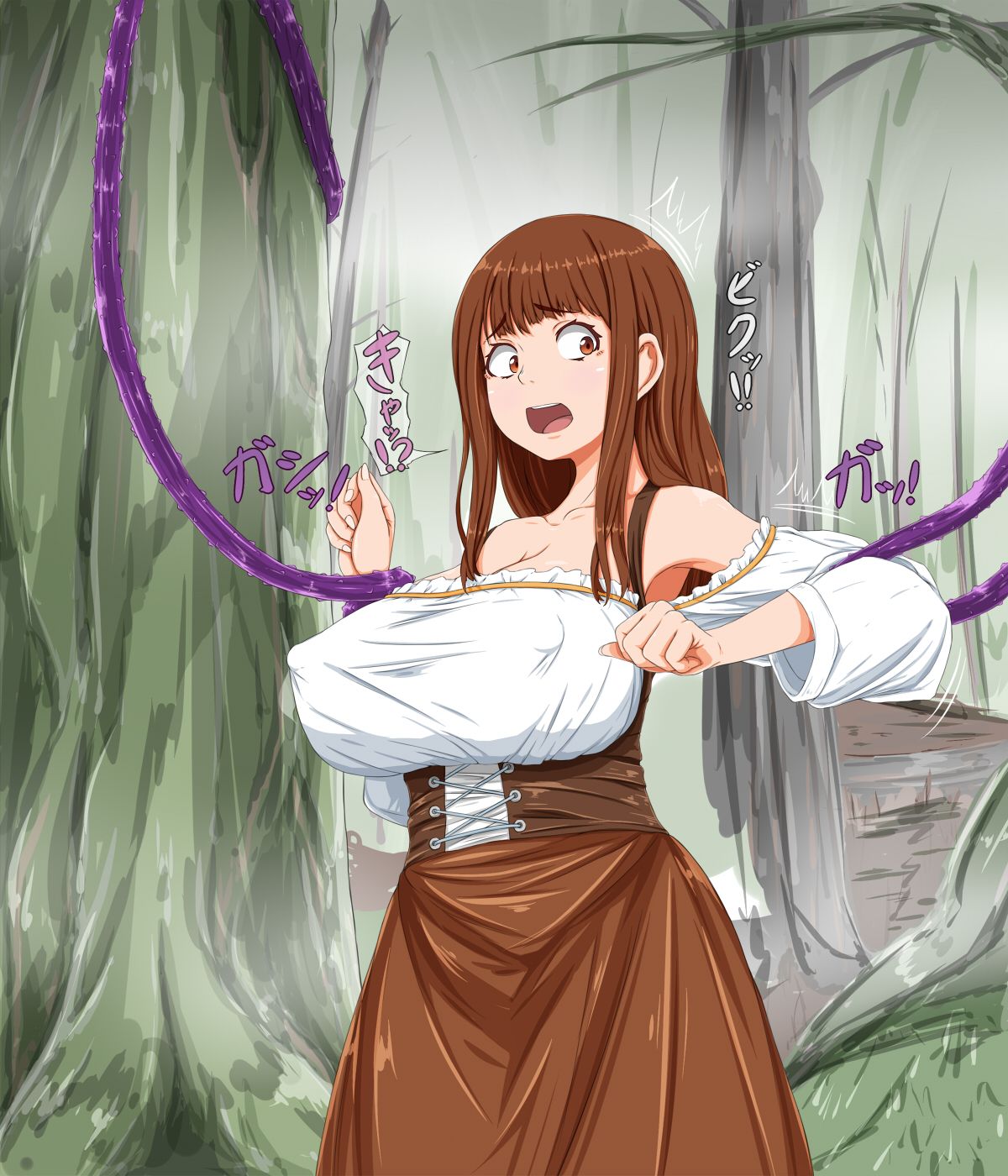 (同人CG集) [きゃろっときゃらめる畑] 村娘は森の苗床に 124/239 