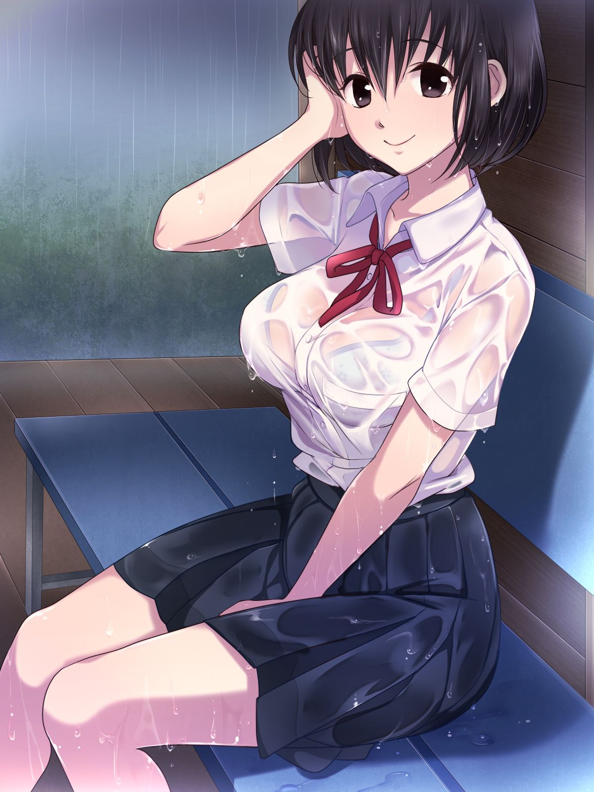 (同人CG集)濡れ透けJ○雨宿りレイプ 前+後 262/488 